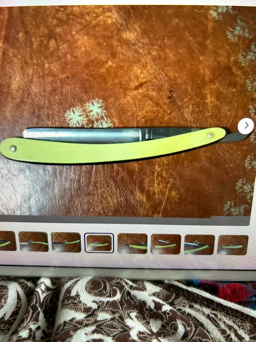 Vintage George W. Korn Straight Razor 🐞 - photo 4