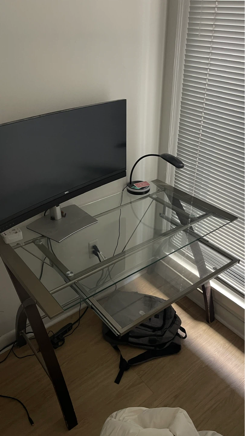 Glass Top Desk