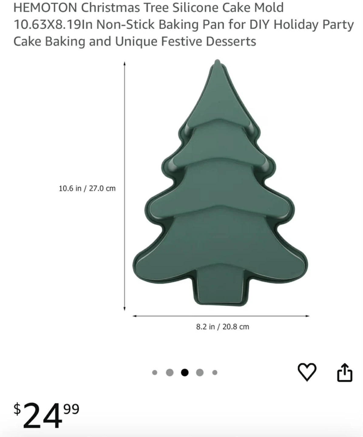 Christmas Tree Silicone Cake Mold