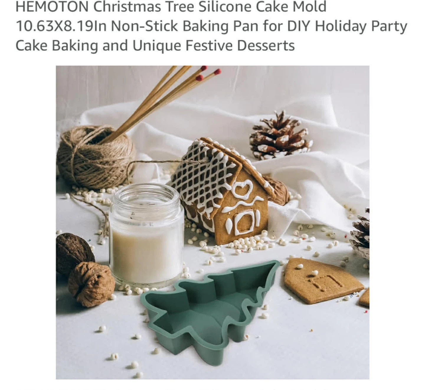 Christmas Tree Silicone Cake Mold - photo 2