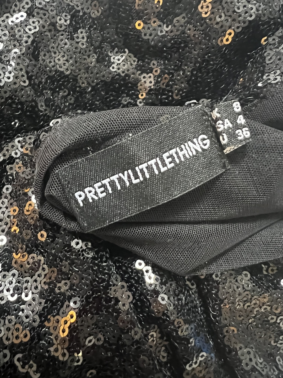 PrettyLittleThing Black Sequin Mini Dress - photo 5