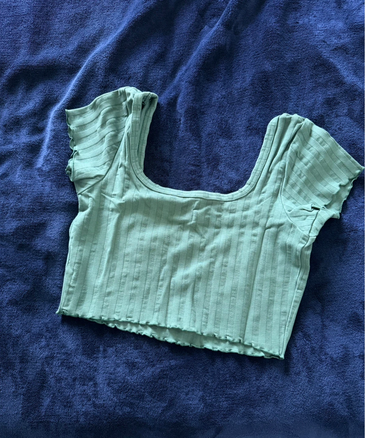 OFFLINE by Aerie Ribbed Square Neck Crop Top