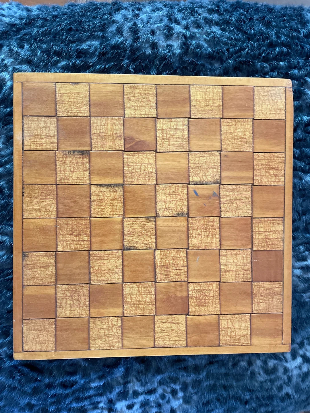 Vintage Wooden Chess Board