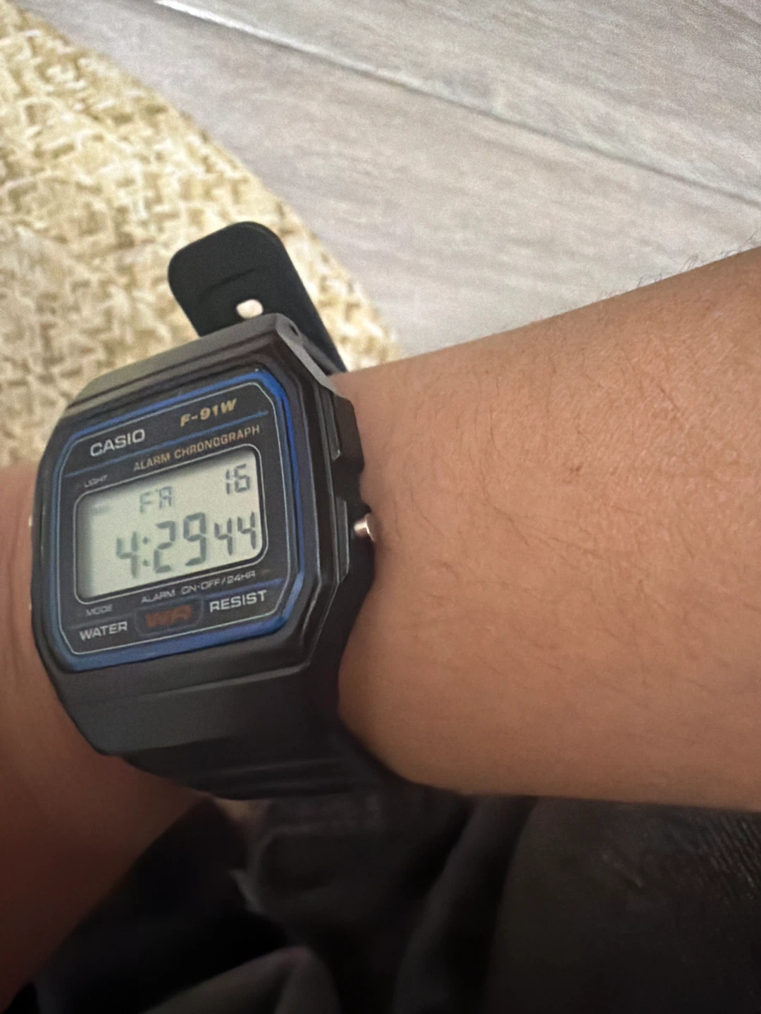 Casio F-91W Alarm Chronograph Watch