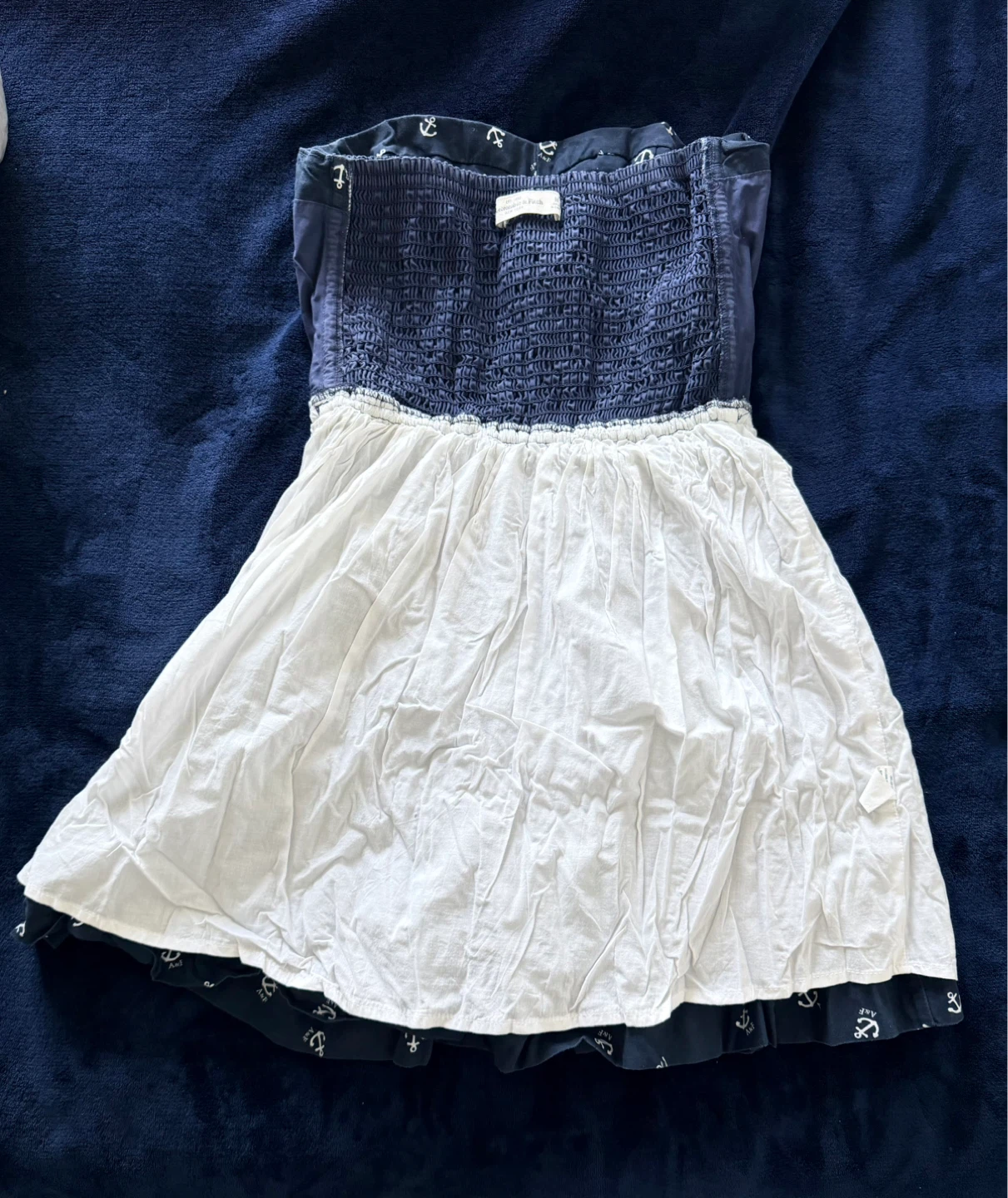 Abercrombie & Fitch Strapless Anchor Print Dress - photo 4