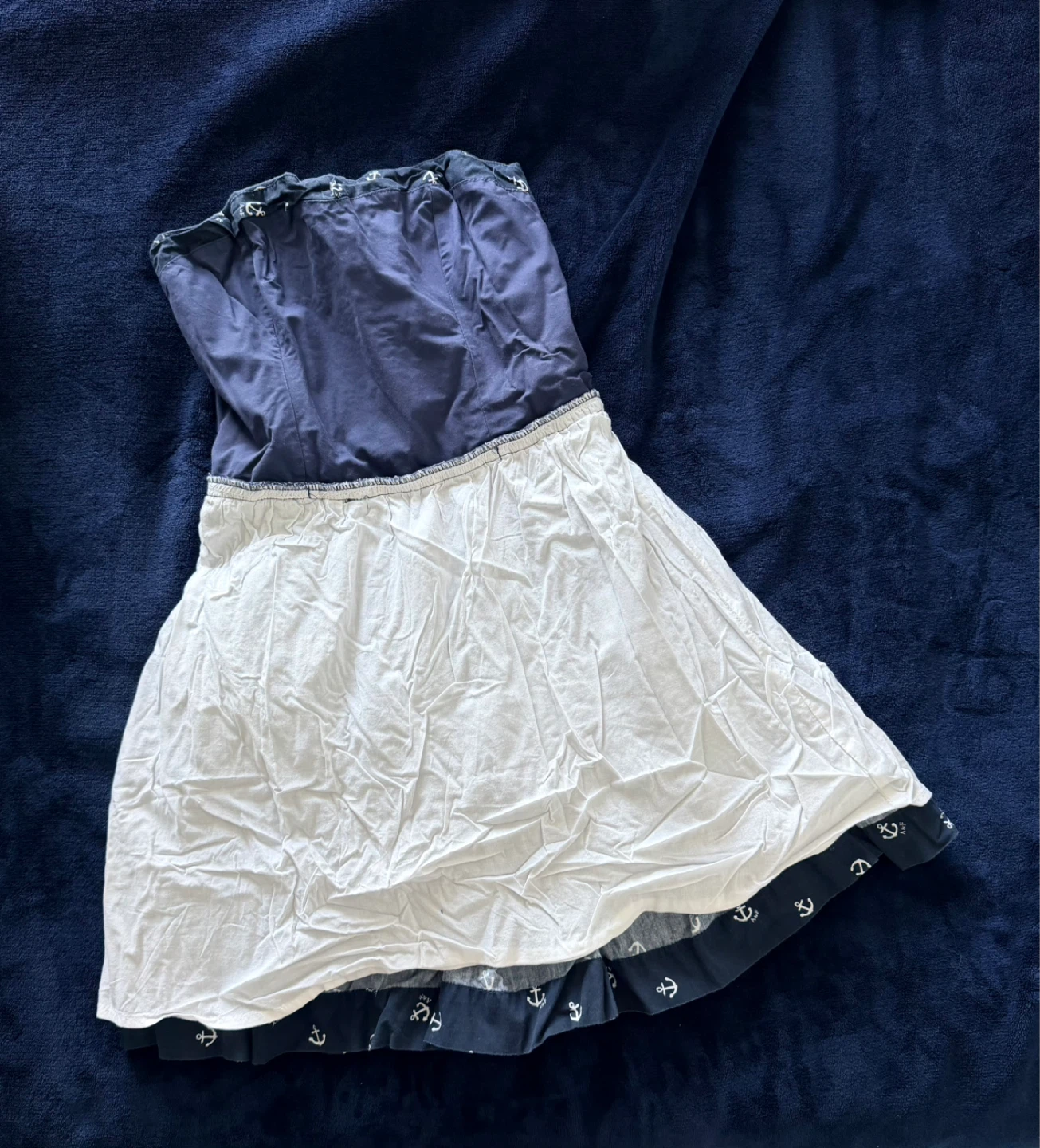 Abercrombie & Fitch Strapless Anchor Print Dress - photo 5