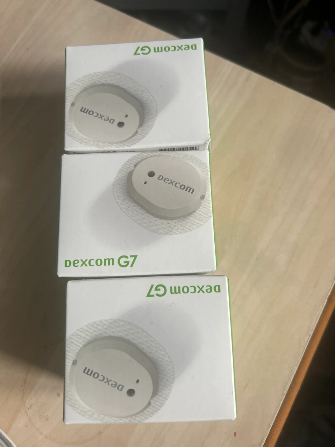 3x Dexcom G7 Continuous Glucose Monitor Sensors