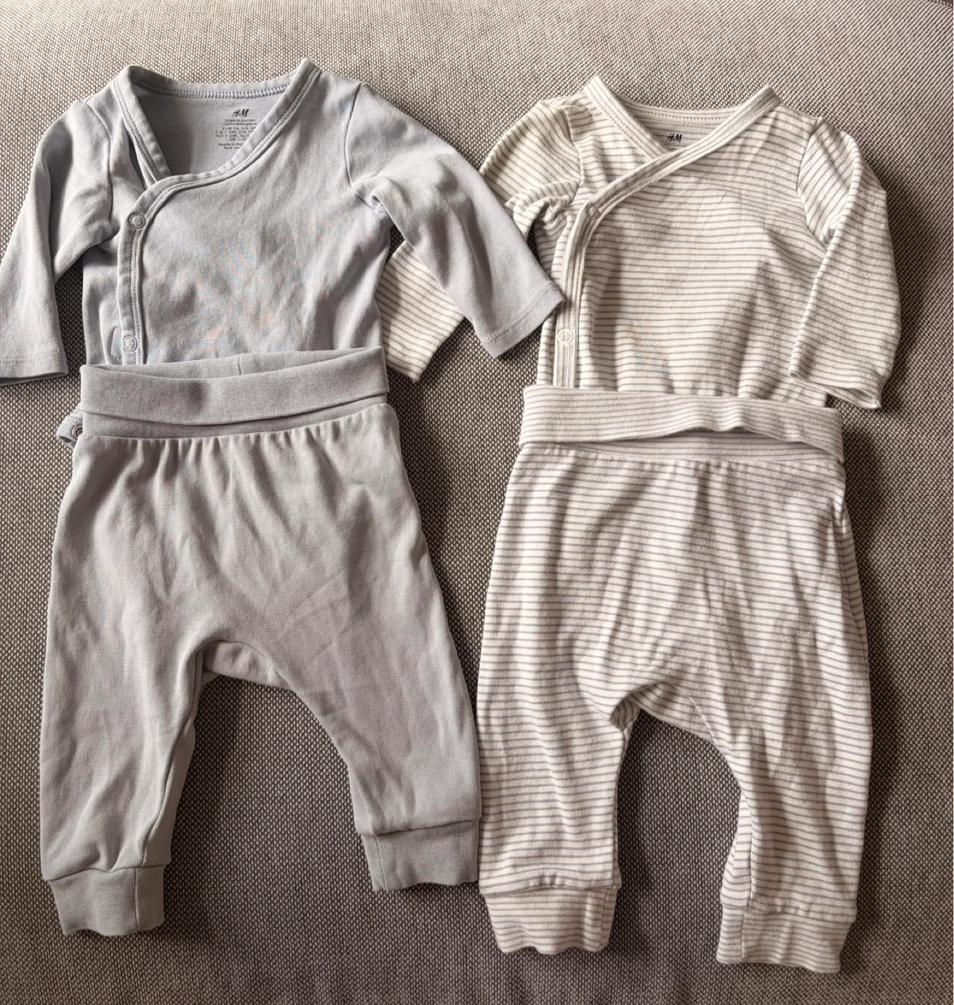 H&M Baby Wrap Bodysuit and Pants Set