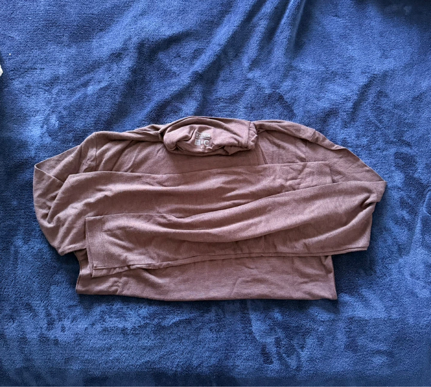 Uniqlo Heat-tech Cashmere Blend Turtleneck (black&brown) - photo 5