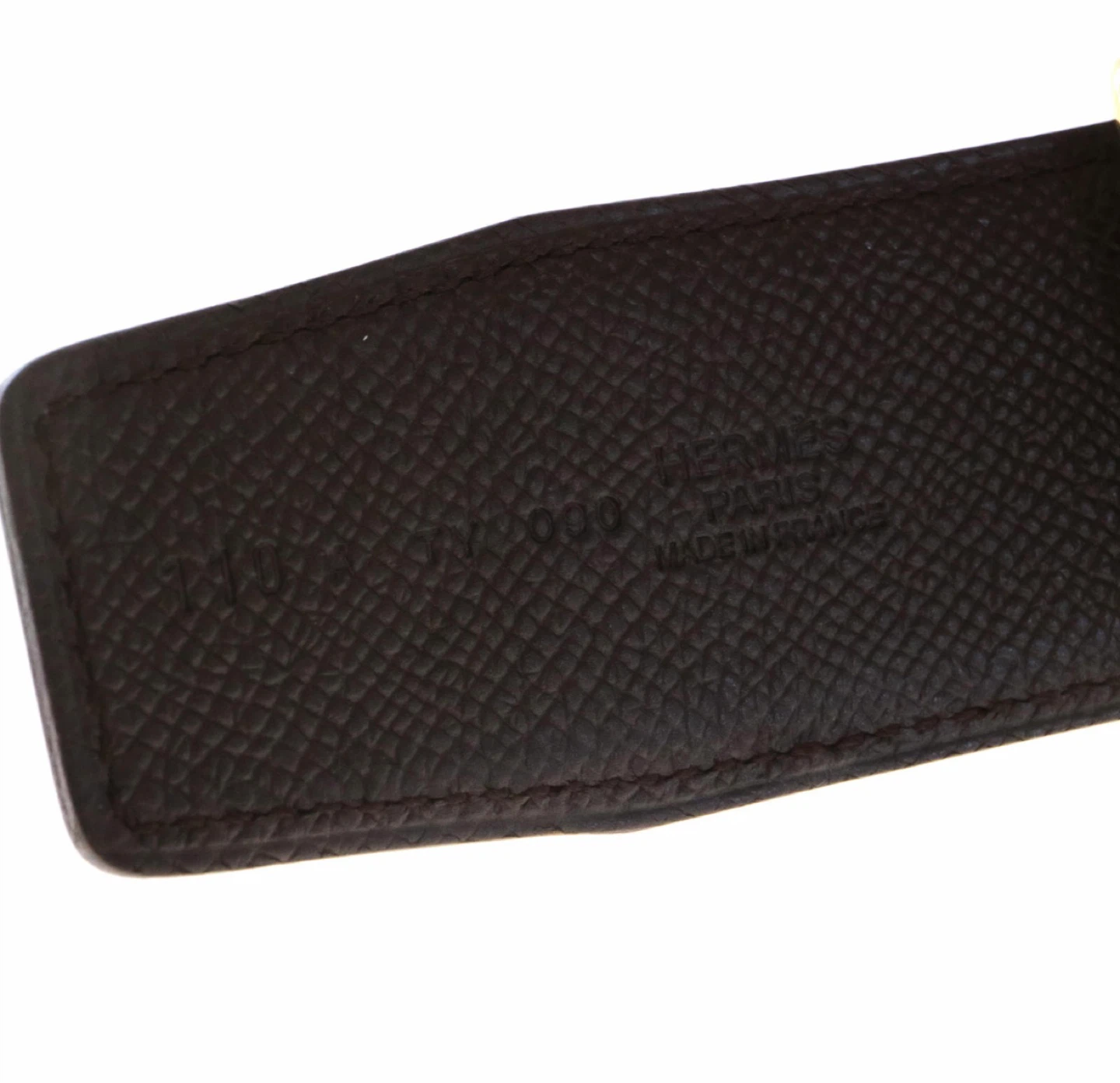 Hermès Reversible H Belt - Black/Brown Leather - photo 3