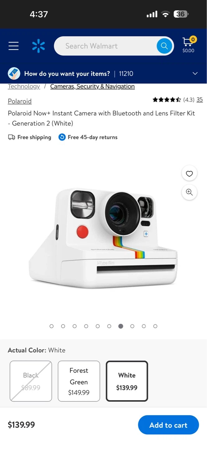 Polaroid Now+ Instant Camera Generation 2 (White) - photo 3