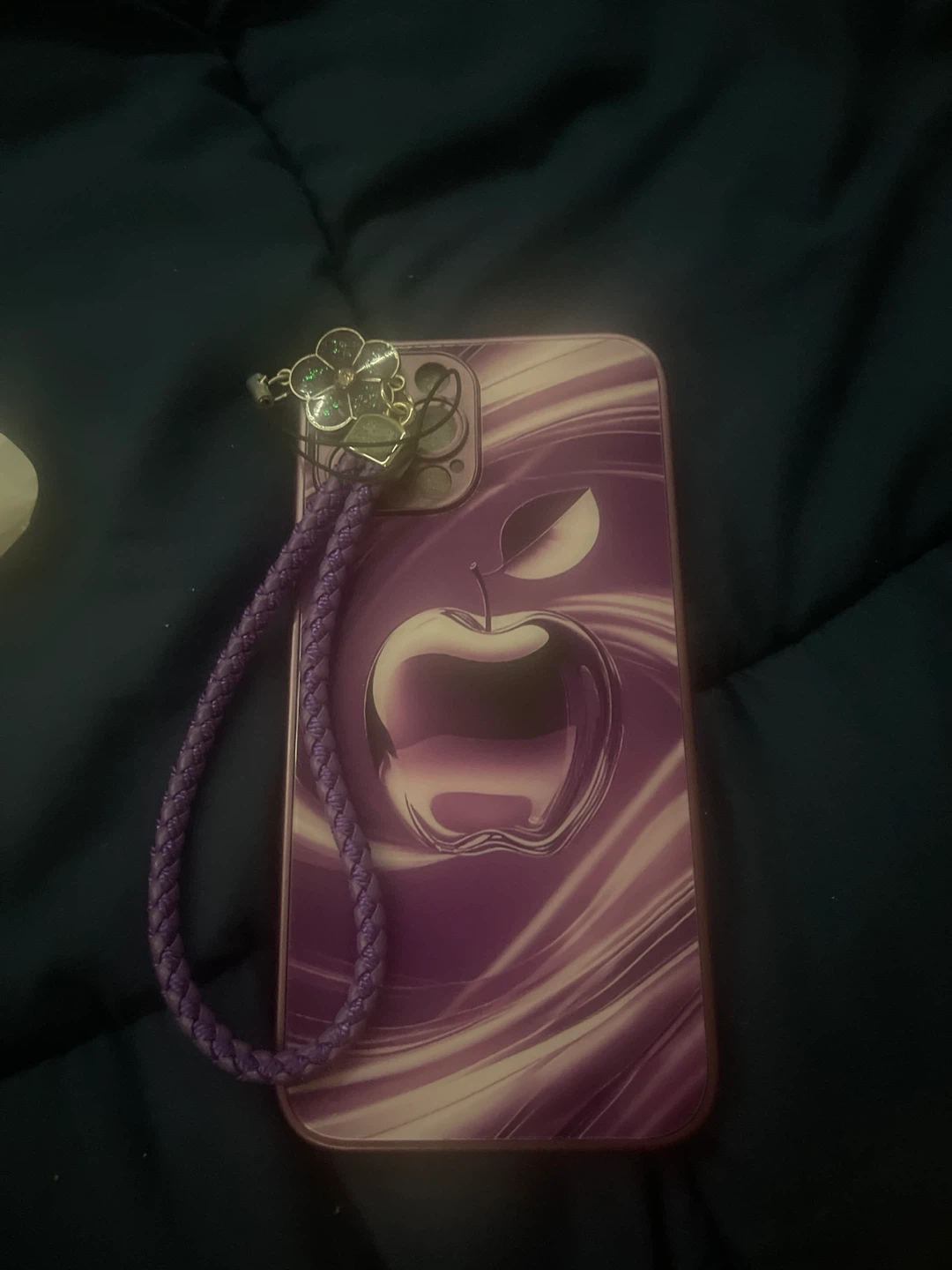 Purple iPhone 12 Pro Max Case with Apple Design and Strap