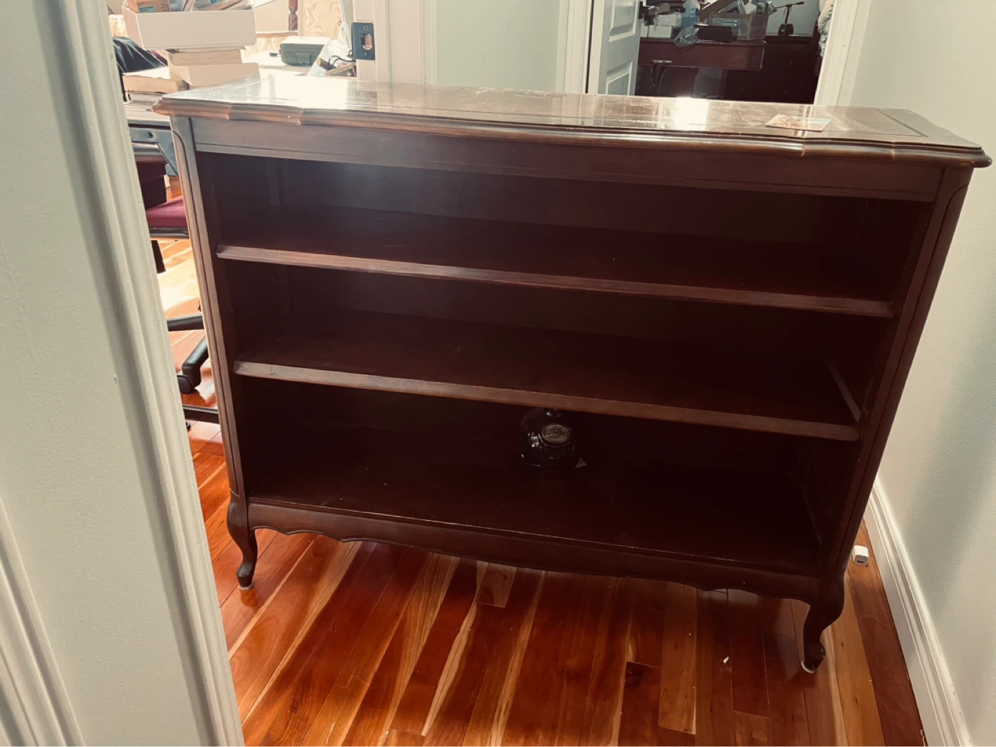 Dark Wood Bookshelf