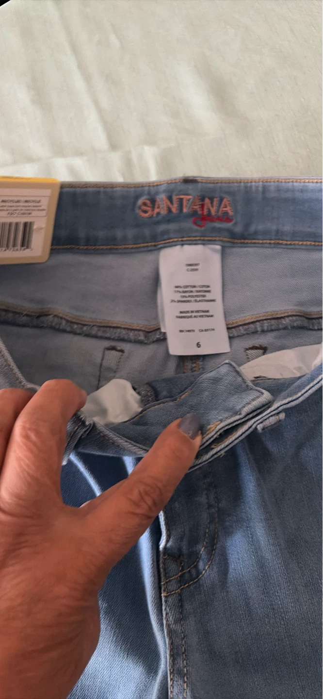 Santana Jeans Women's Size 6 Light Wash Denim
