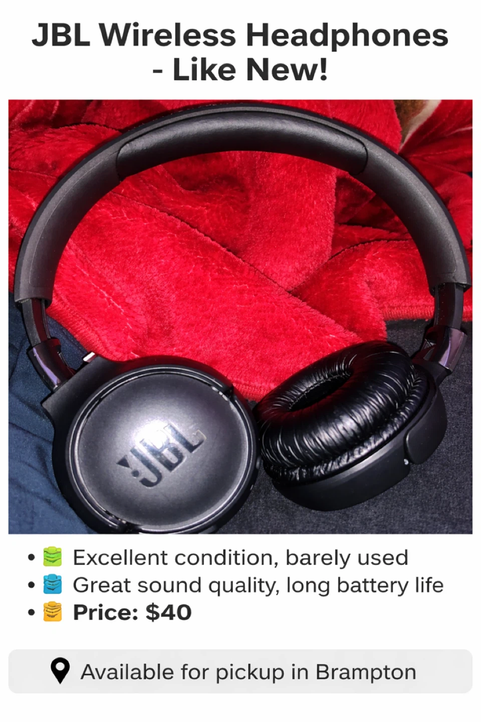 JBL Wireless Headphones - photo 2