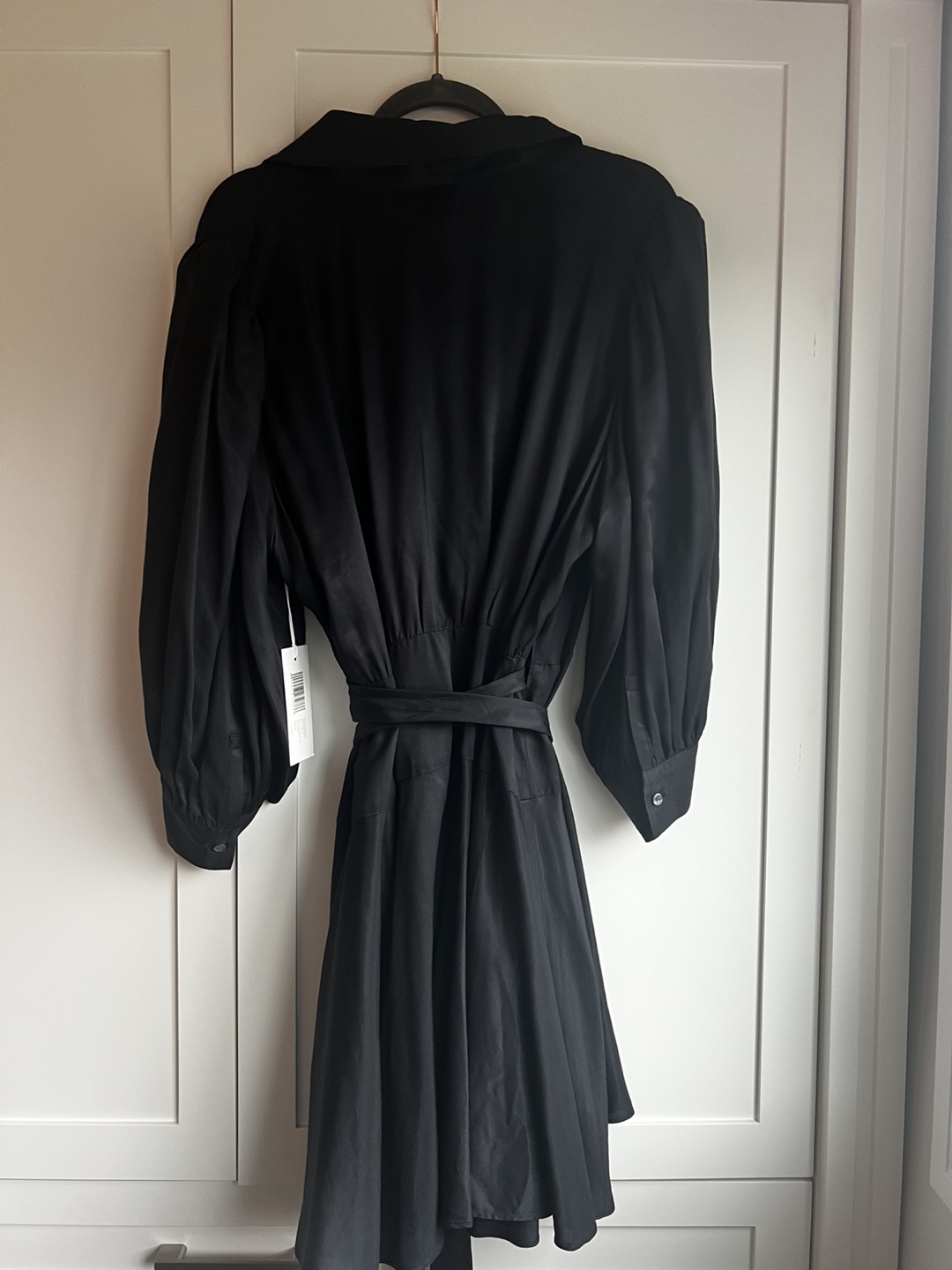 NEW Hudson North Black Viscose Wrap Dress Size 2X - photo 2