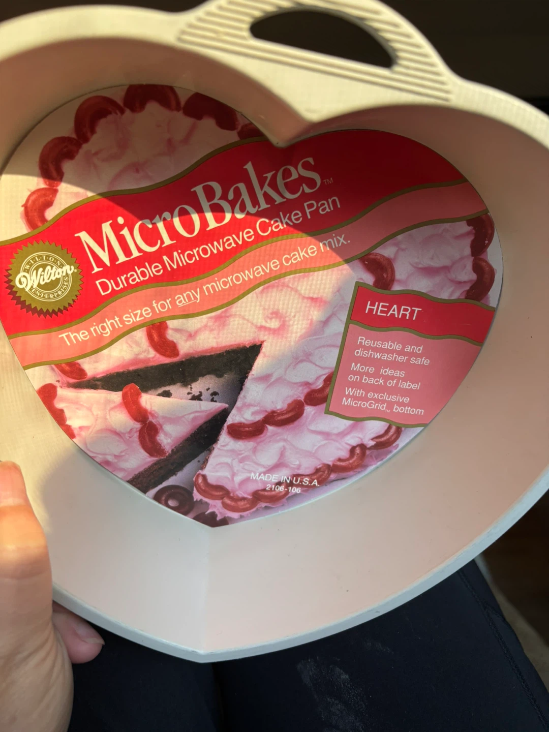 Wilton MicroBakes Heart Microwave Cake Pan