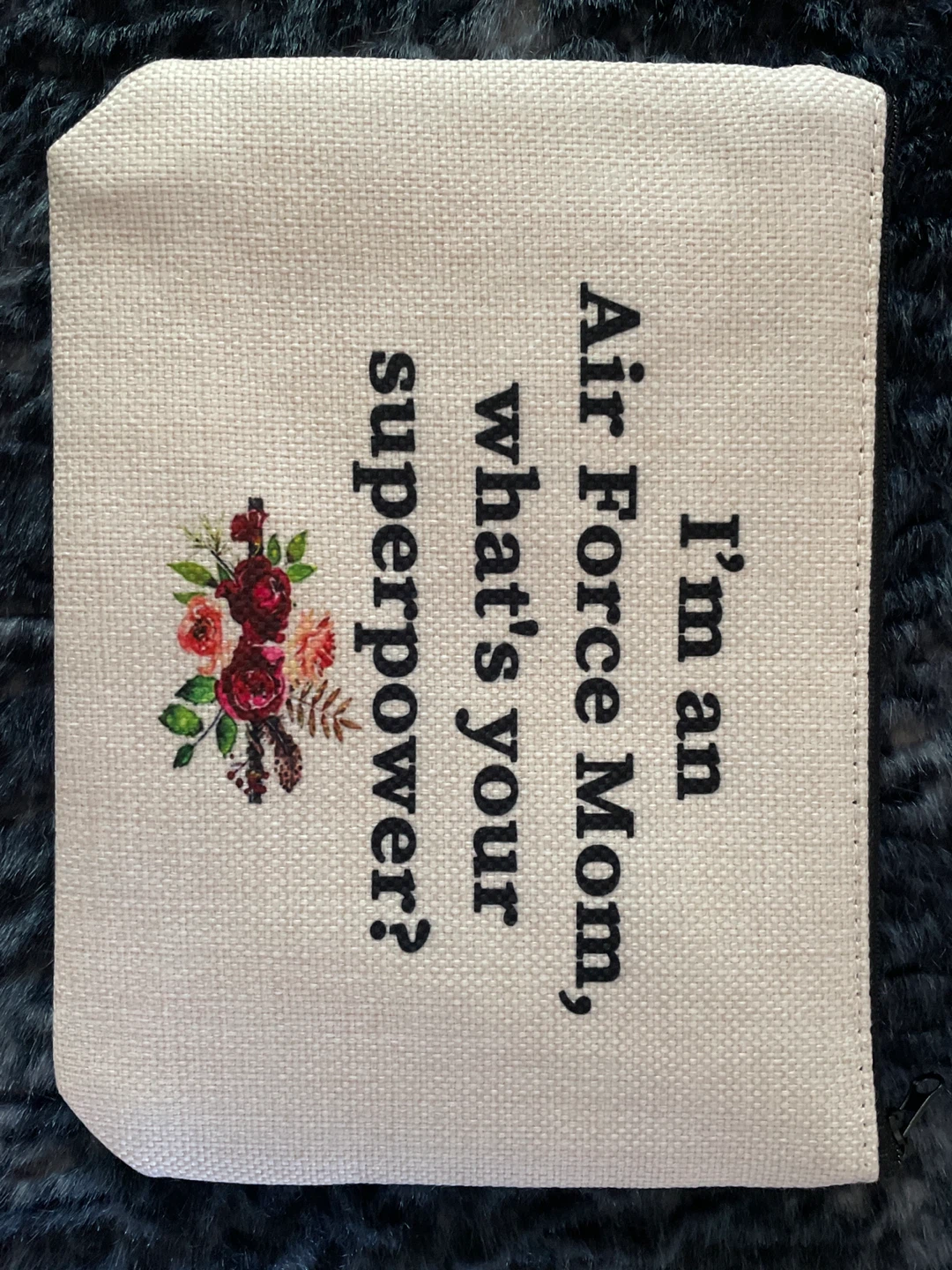 Air Force Mom Zippered Pouch