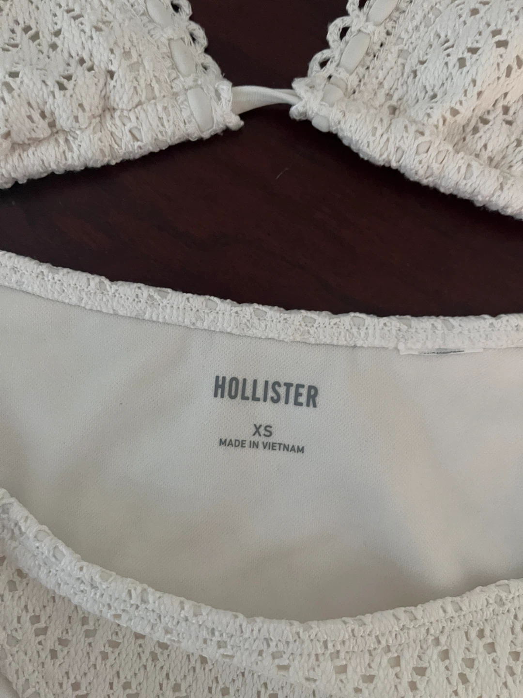 Hollister Crochet Bikini in White - photo 2
