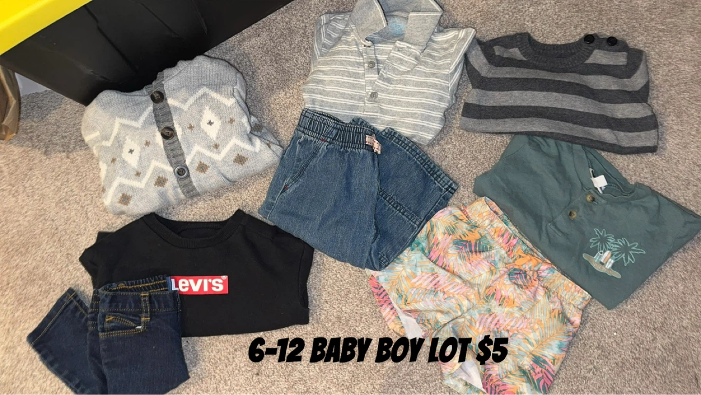 Baby Boy Clothes Lot 6-12 Months