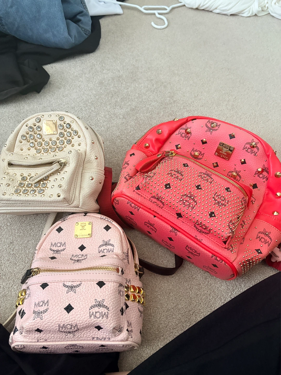 MCM Mini Backpacks ( authentic )