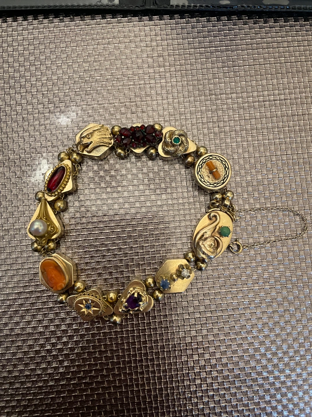 14k Yellow Gold Slide Bracelet 8” long - photo 3
