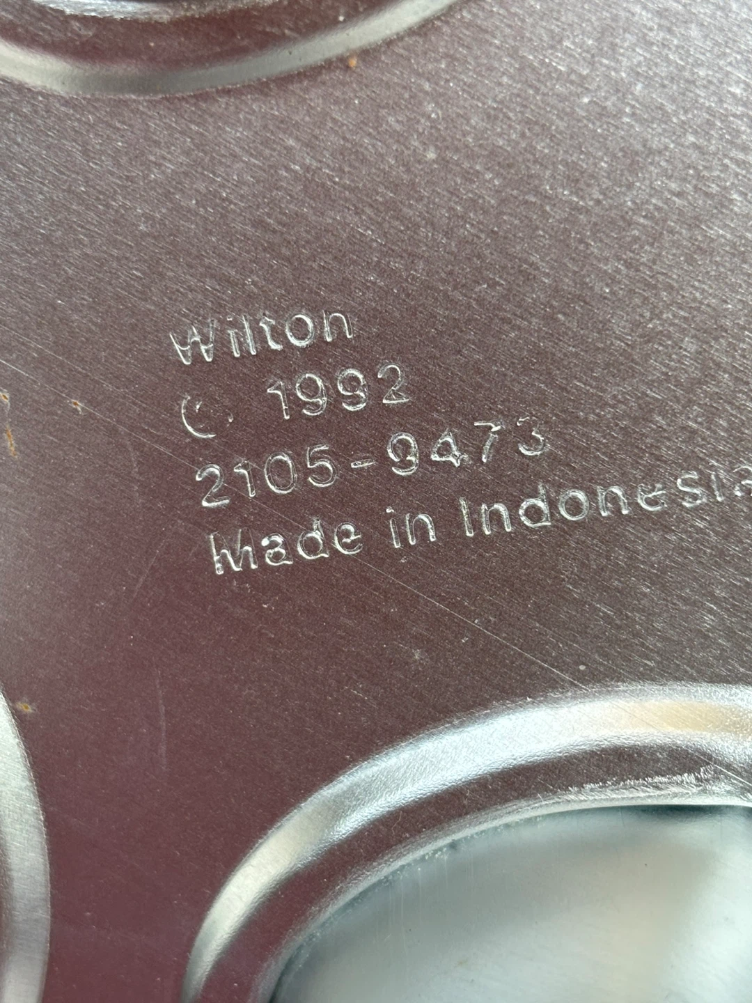 vintage Wilton Gingerbread Man Muffin Pan 4-Cavity - photo 3