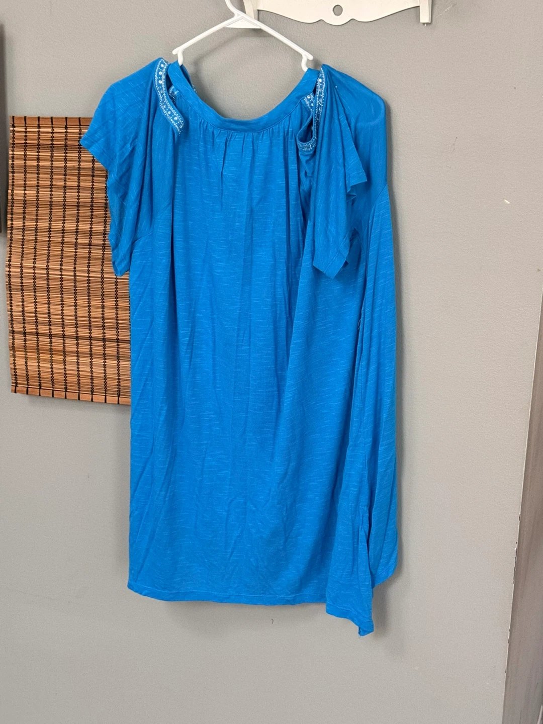 INC Blue Embellished Tunic Top 3X Brand New $79.50 - photo 4