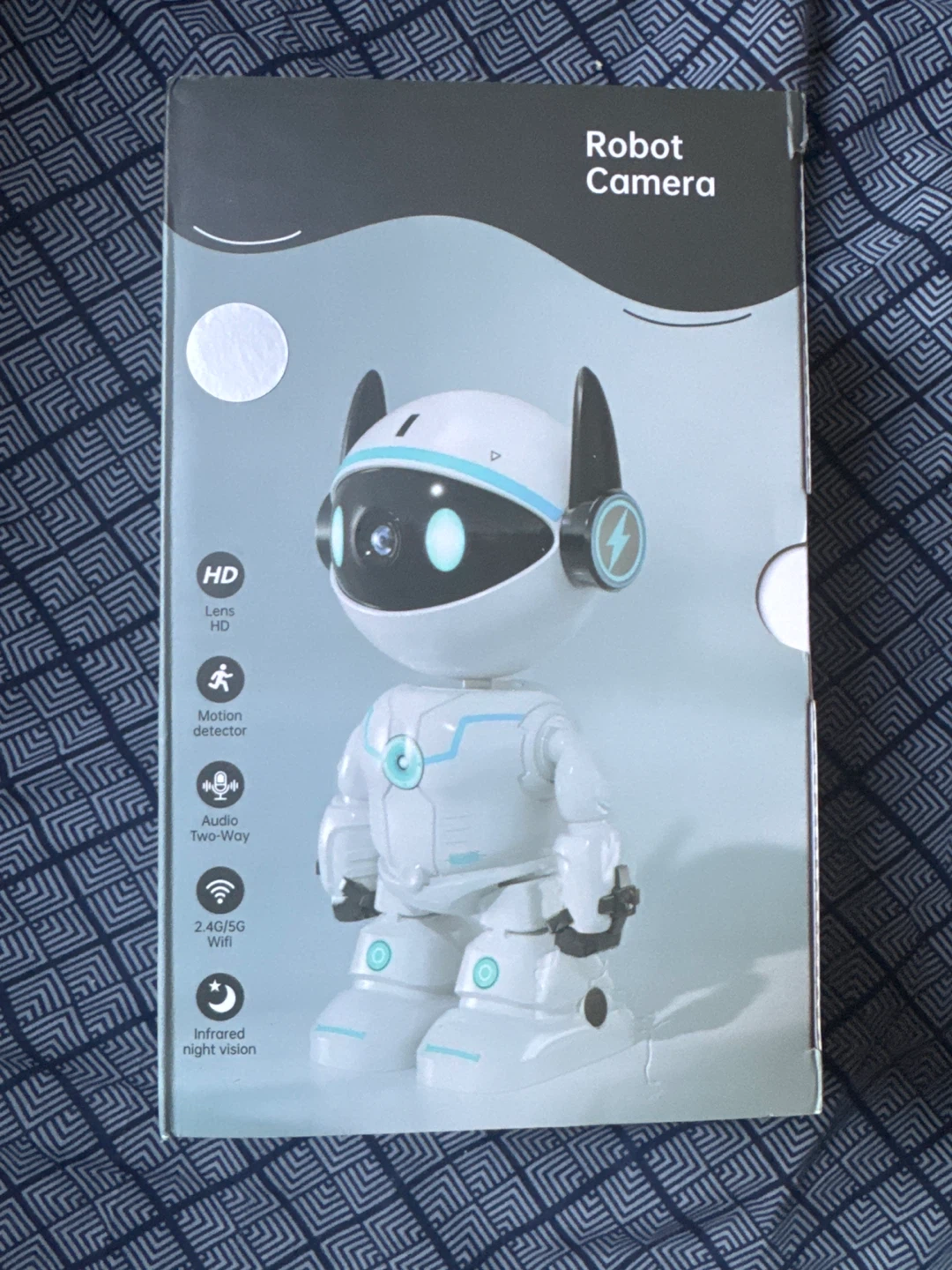 Robot Camera with HD, Motion Detection, and Two-Way Audio