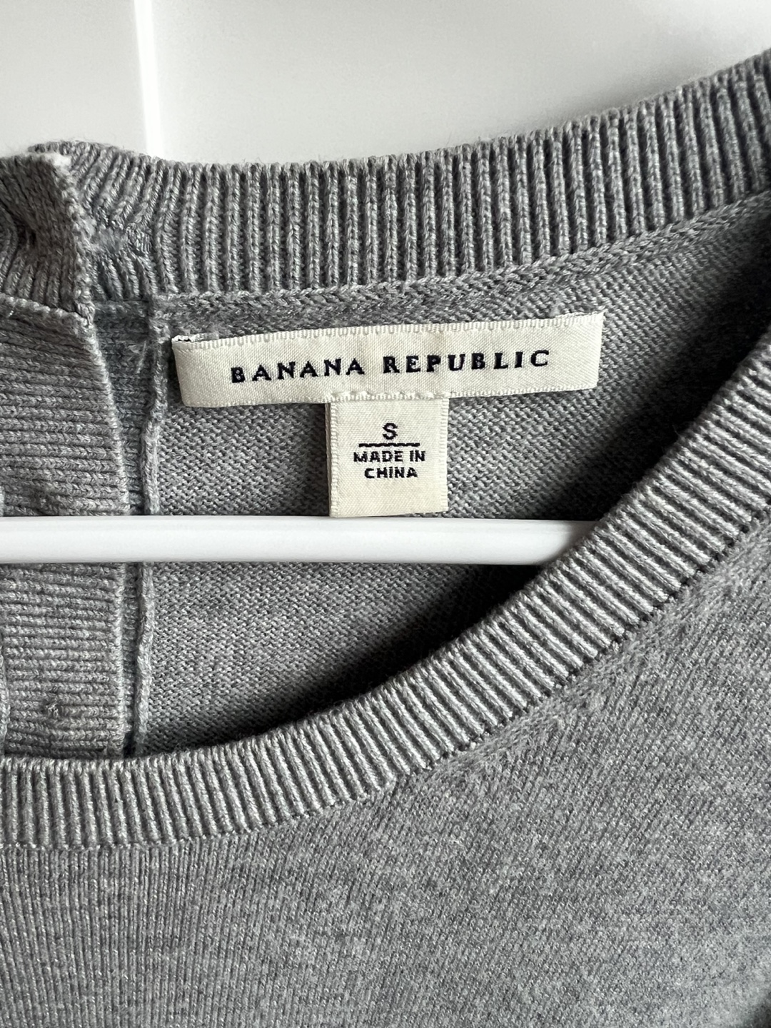 Banana Republic Grey Short Sleeve Sweater Size S - photo 3