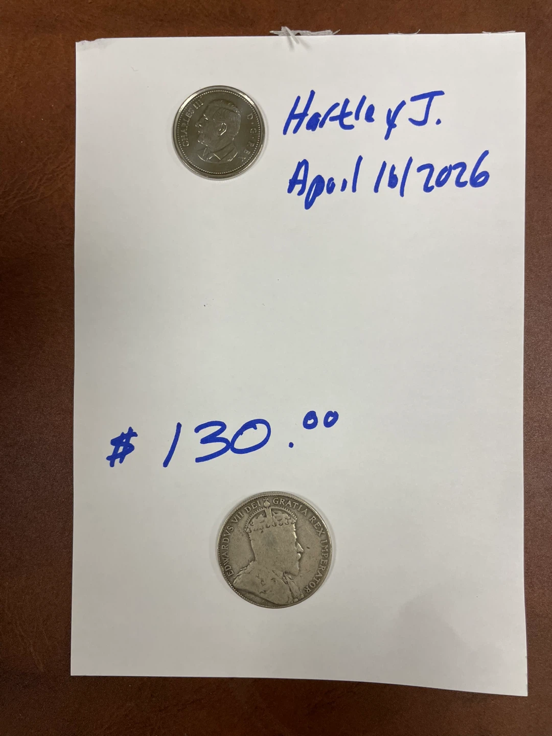 1910 EDWARD V11 Canadian Silver 50 Cent Coin - photo 4