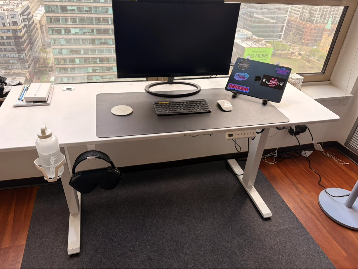 Standing Desk with Electric Height Adjustment