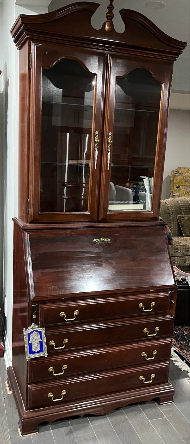 Antique Secretary Desk with Hutch
