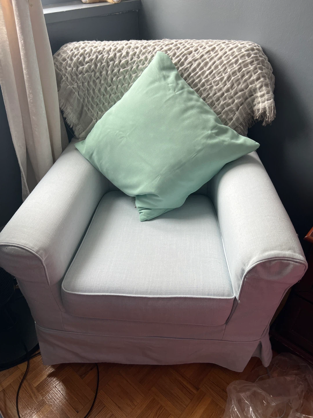 Light Blue Armchair