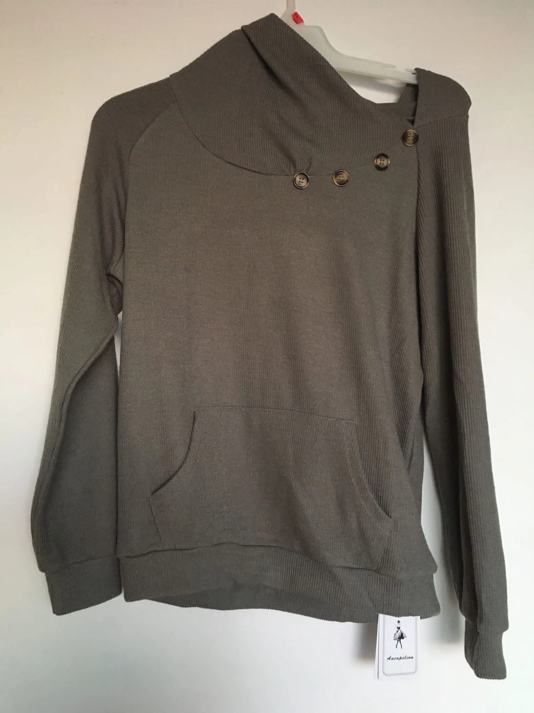 Women's Cowl Neck Pullover Top