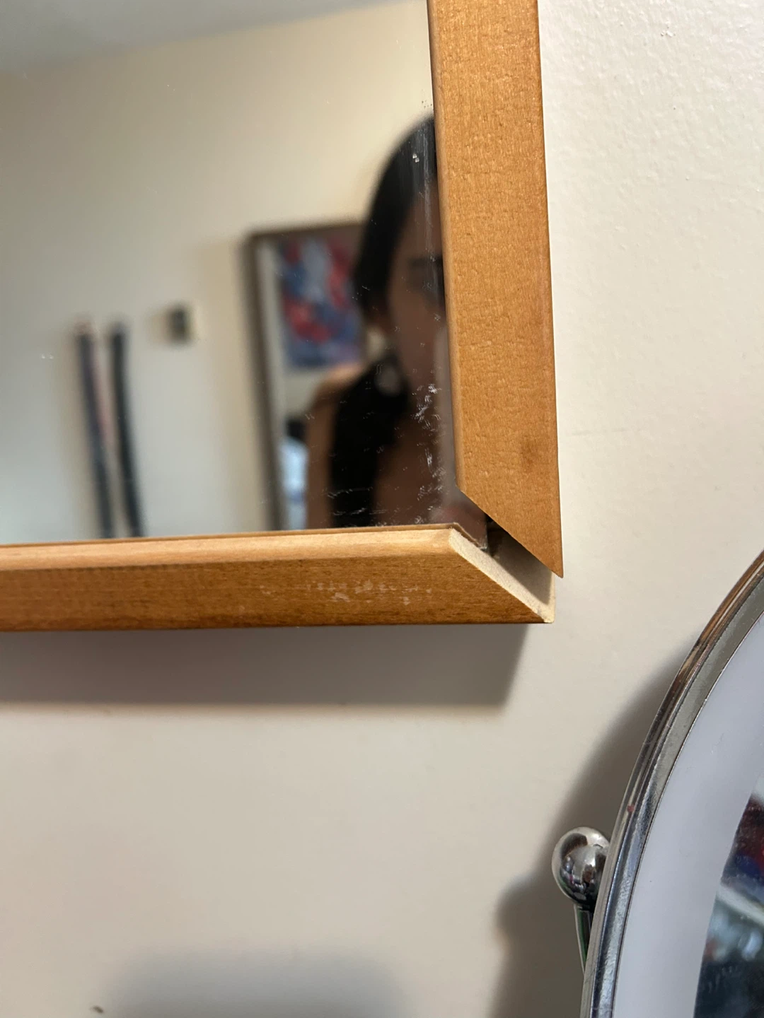 Wooden Framed Mirror - photo 3
