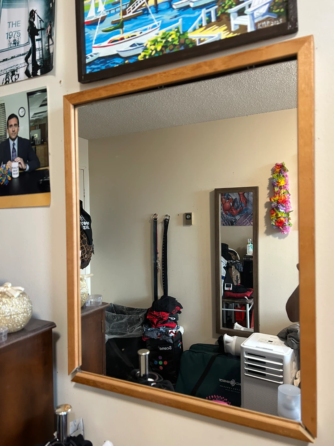 Wooden Framed Mirror