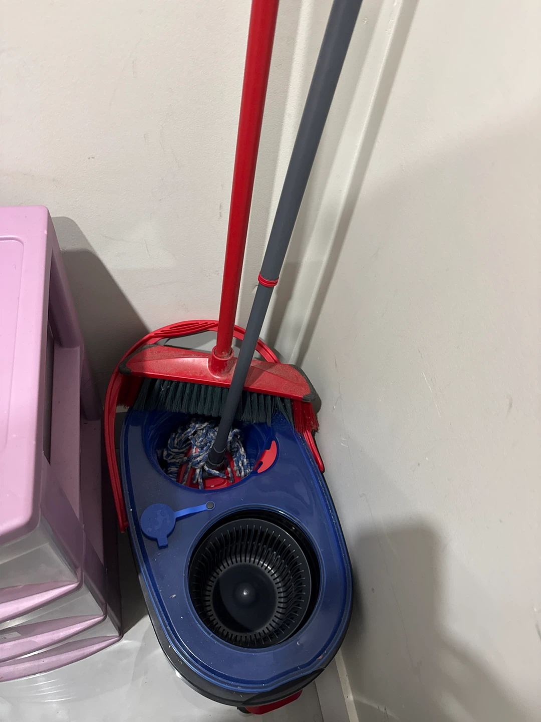 Spin Mop and Broom Set