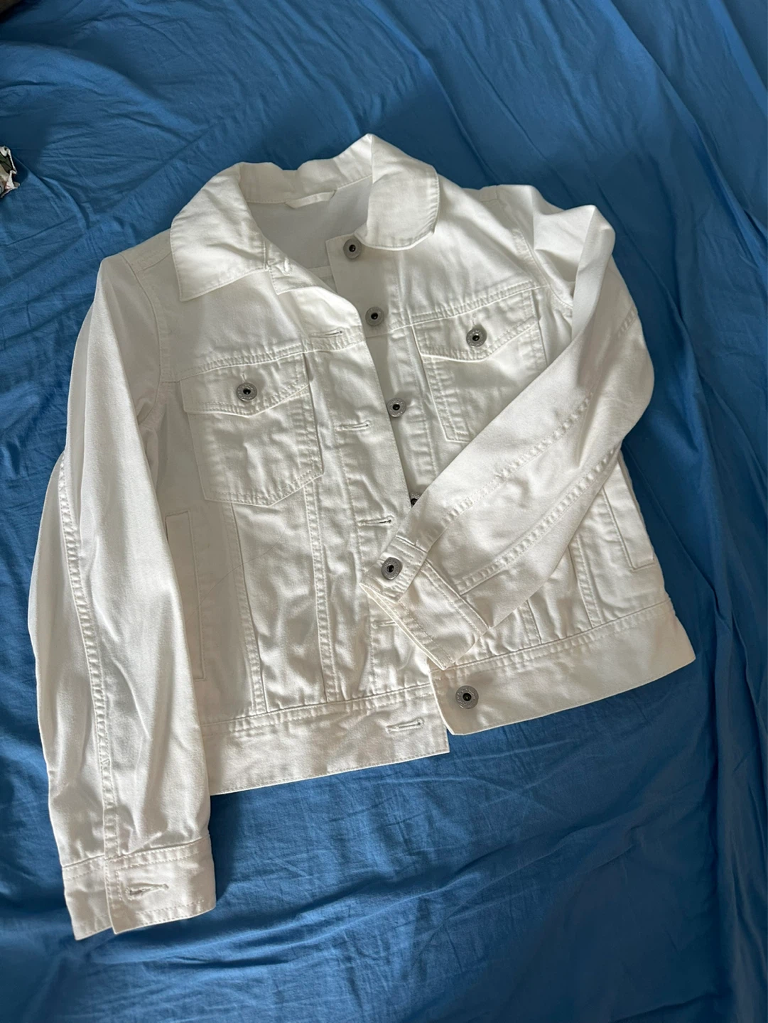 White Denim Jacket