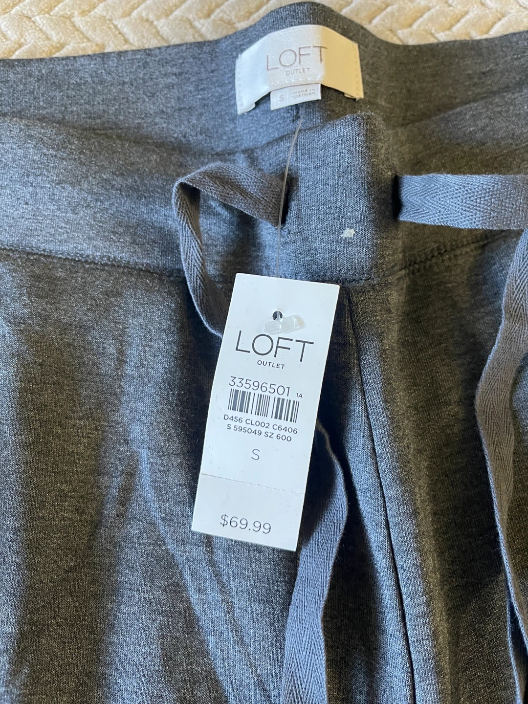 LOFT Outlet Women's Gray Sweatpants Size S - photo 2