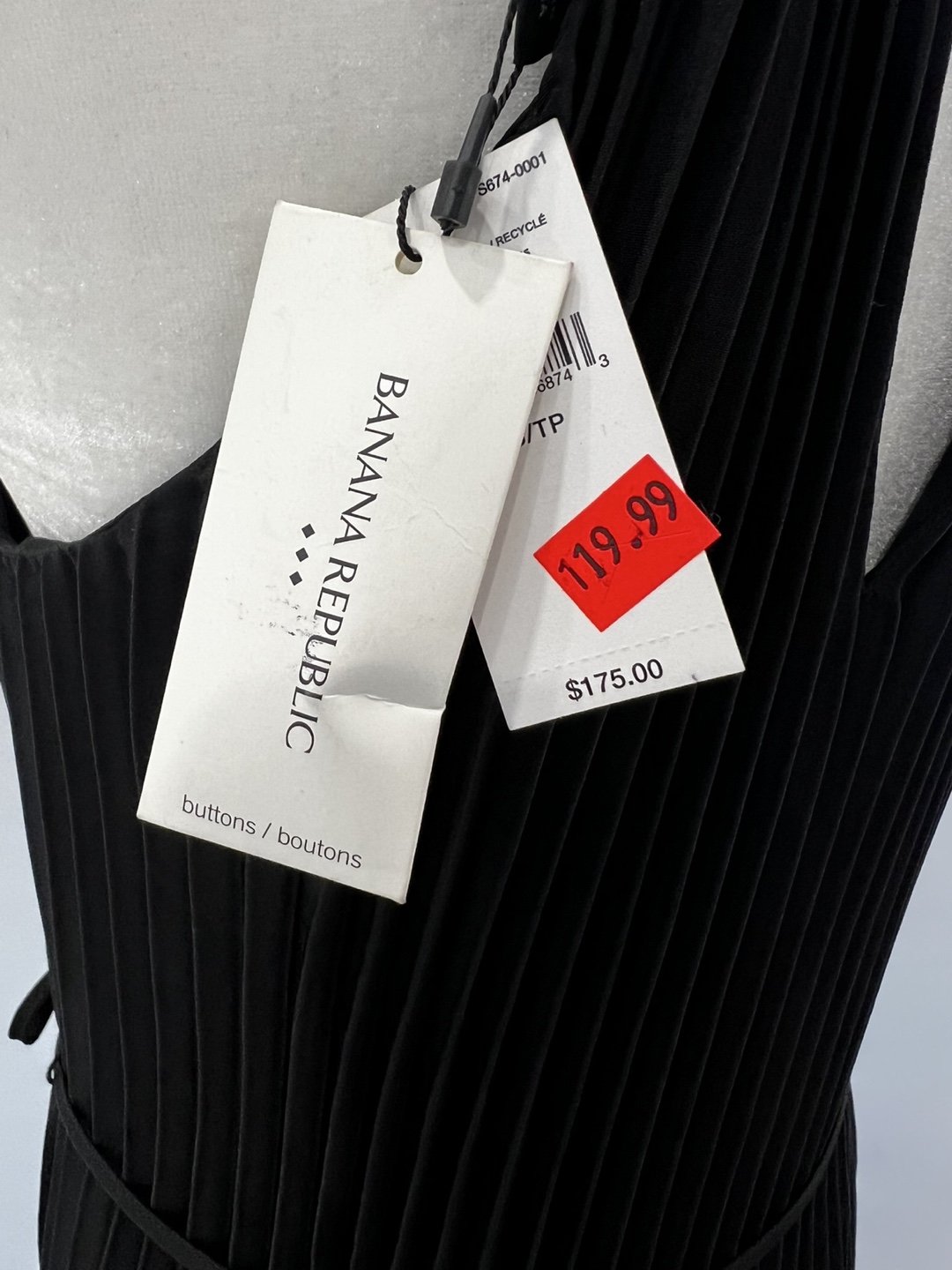 NEW Banana Republic Black Pleated Halter Maxi Dress - photo 4