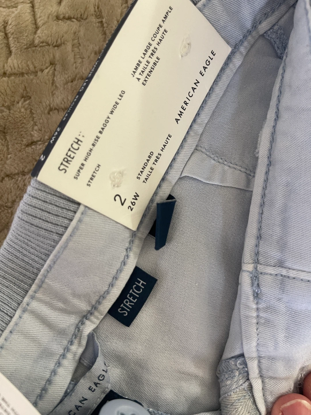 American Eagle Super  Leg Cargo Pants Size 26W - photo 4