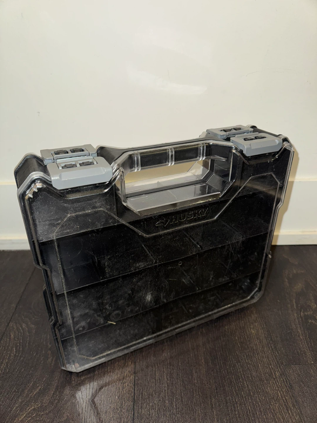 Husky Small Parts Organizer Storage Case with Clear Lid - photo 2