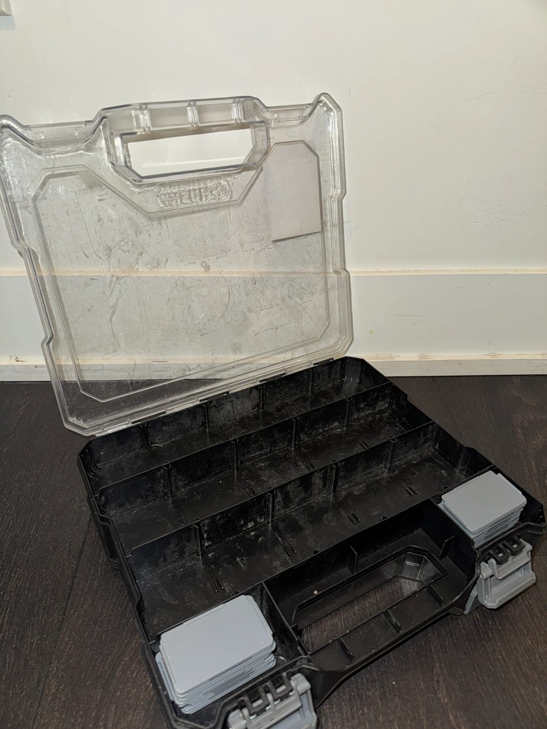Husky Small Parts Organizer Storage Case with Clear Lid - photo 3