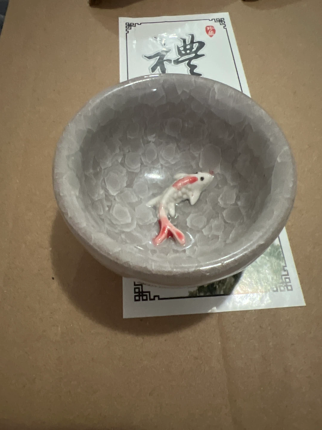 Set of 5 Ceramic Koi Fish Mini Bowls - photo 4