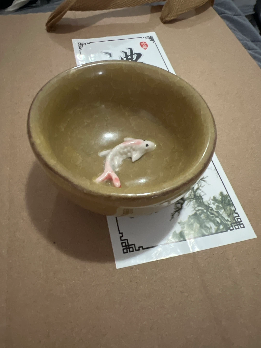 Set of 5 Ceramic Koi Fish Mini Bowls - photo 3