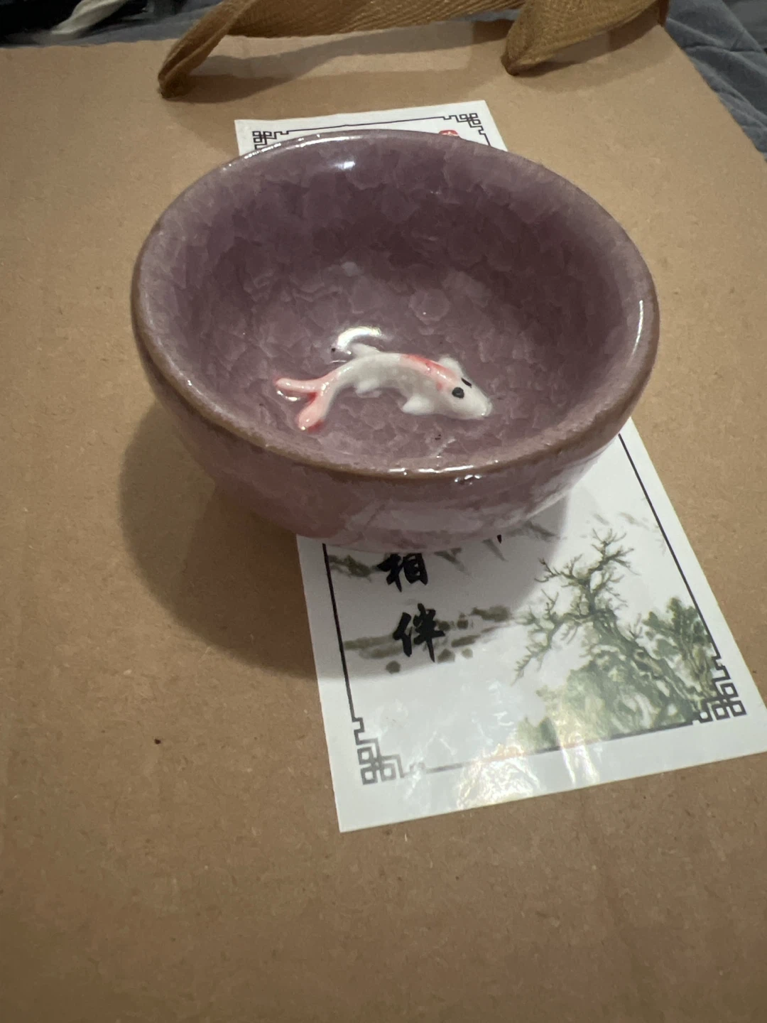 Set of 5 Ceramic Koi Fish Mini Bowls - photo 2