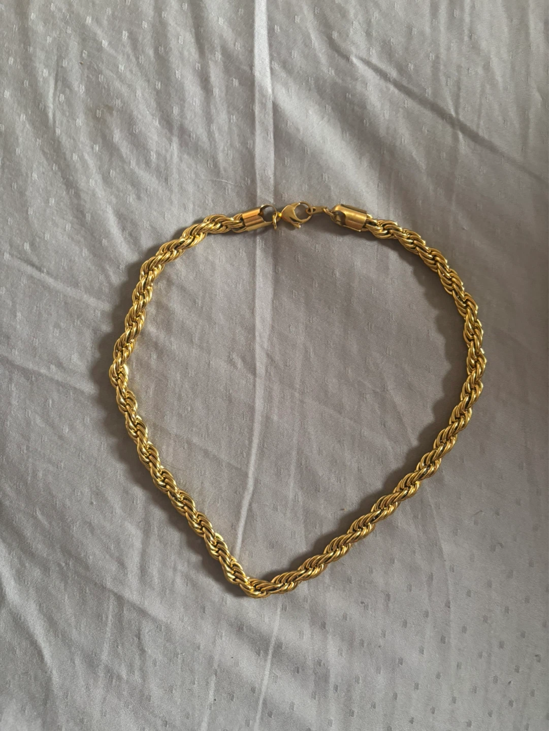 18KGP Gold Rope Chain Necklace - photo 2