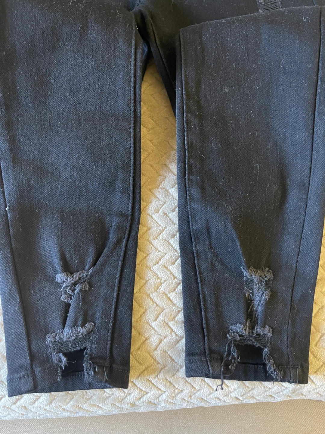 Inner Creations Black Distressed Skinny Jeans - photo 5