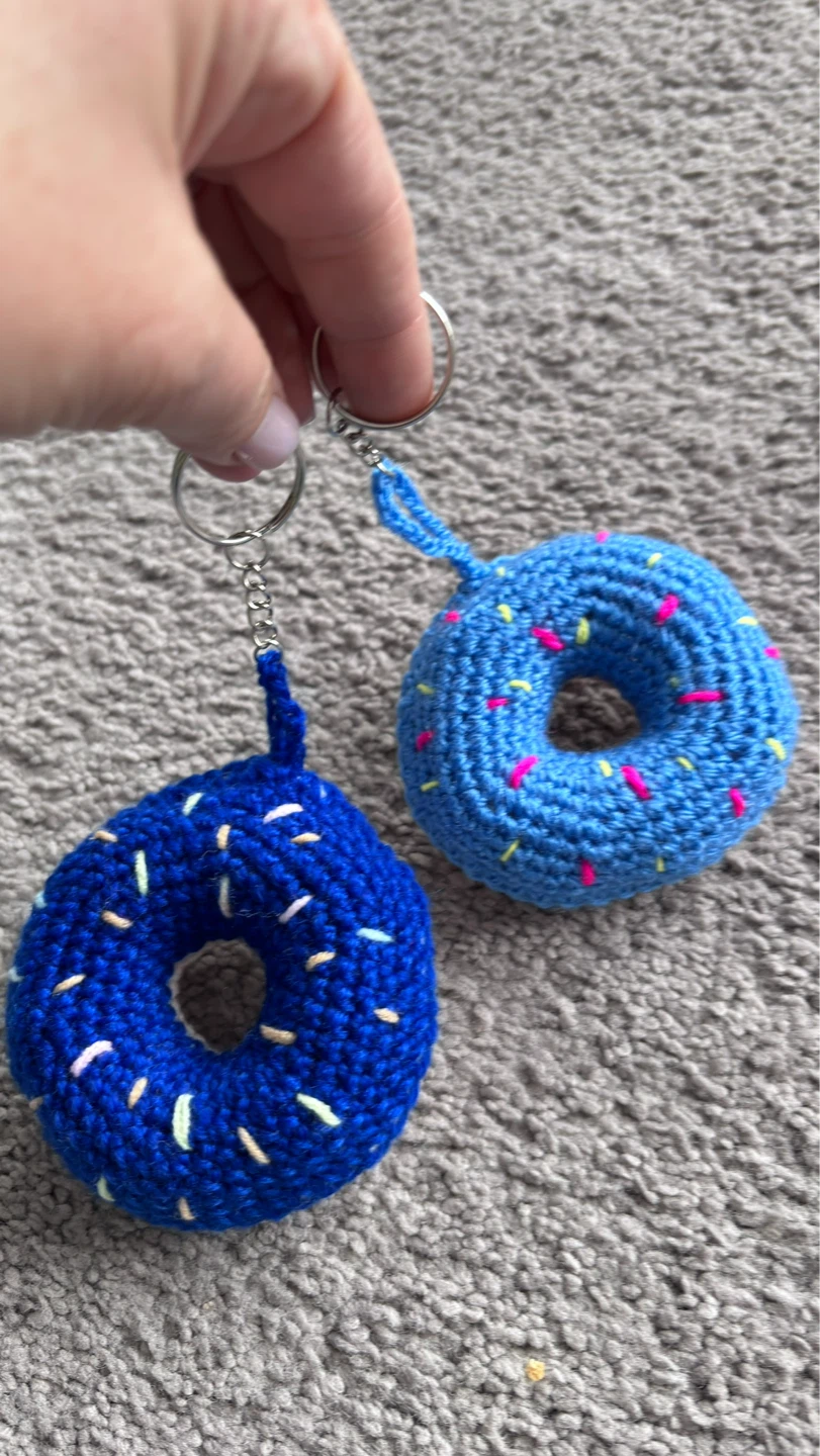 Crocheted Donut Keychains (Set of 5) - photo 4